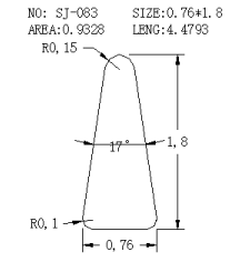 Triangular Wire SJ-083 drawing SJ-083