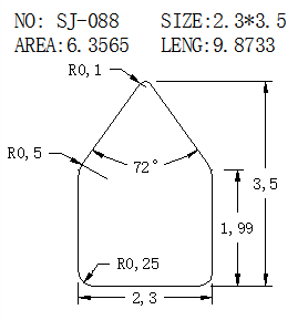 Support Bar SJ-088 drawing SJ-088